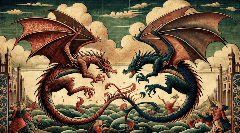 Conte des 2 dragons sur l'optimisme