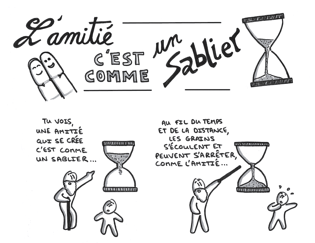L'amitié, c'est comme un sablier (1)