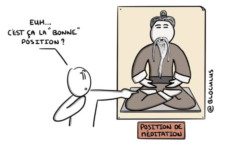 La « bonne » position pour méditer ?