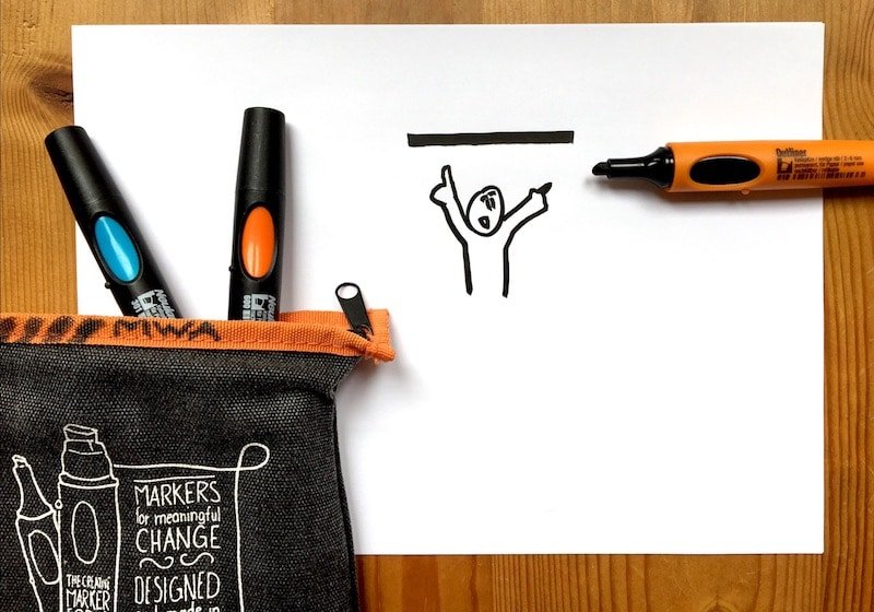 #FacilitationGraphique : Quel feutre biseauté utiliser ?