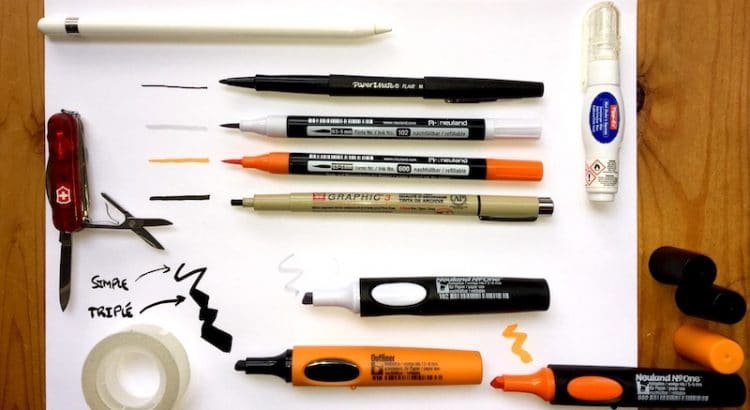 #FacilitationGraphique : Quel matériel utiliser ?