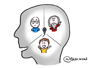 3 personnage psychiques régulent toutes nos pensées