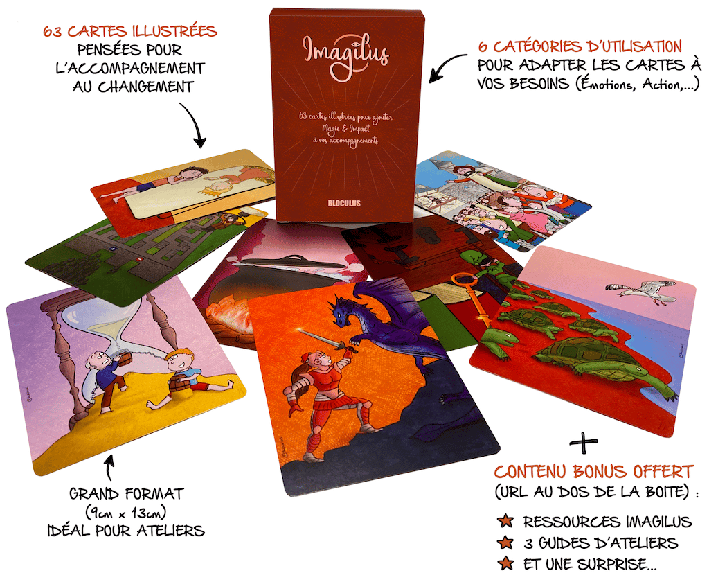 IMAGILUS : Le jeu de cartes qui ajoute Magie & Impact à vos accompagnements